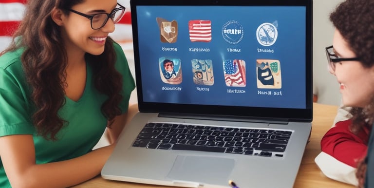 A team of IT professionals collaborating over healthcare software development on laptops.