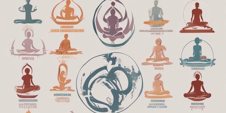 Athletes performing dynamic yoga poses during an intense world yoga championship.