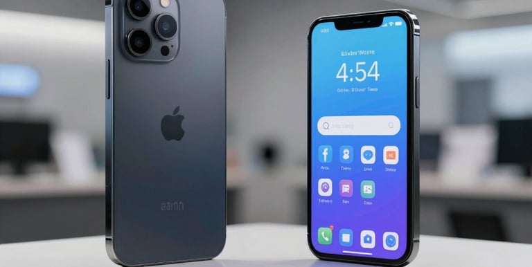 A vibrant display of home appliances including refrigerators and cookers in a showroom setting.