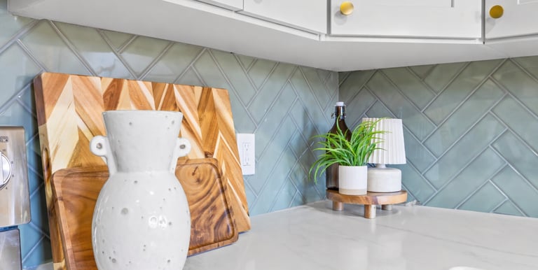 counter staging by staging house