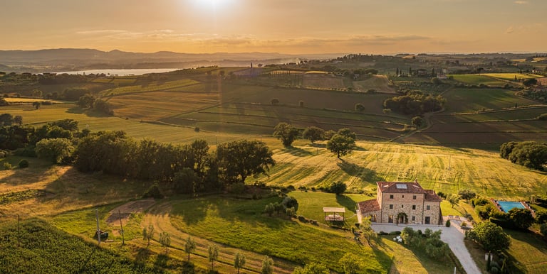 Villa Alta - lago di Chiusi