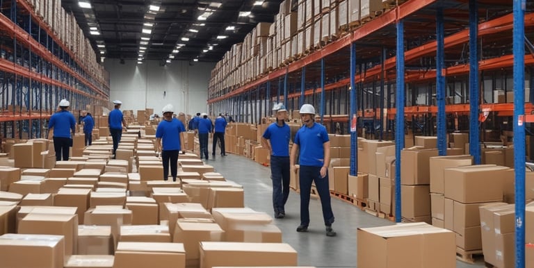 Photo of a cargo ship loaded with containers at a busy port.