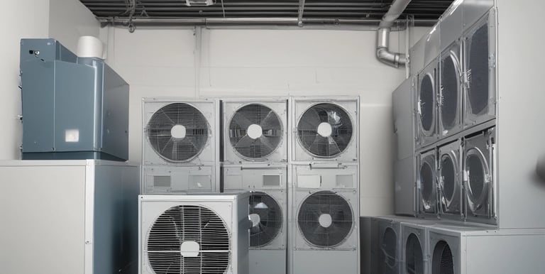 Close-up of a cooling tower with water flowing and steam rising in the early morning.