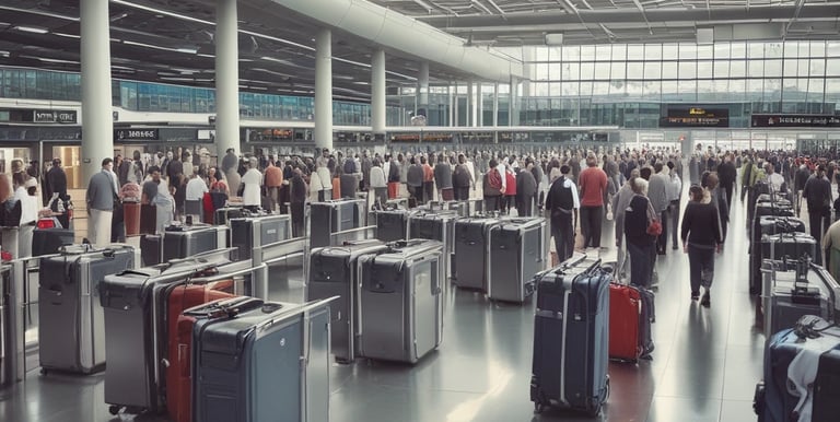 Close-up of anti-slip epoxy flooring with clear line markings in a busy car park.