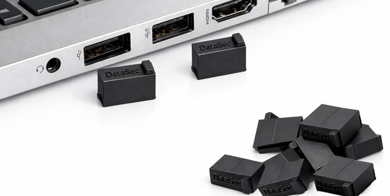 USB port dust cover, USB protective cap, USB port protector, USB dust plug, DataSec peripherals, USB