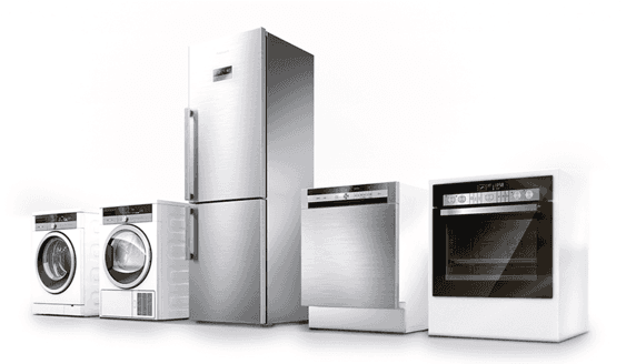 a refrigerator freezer with a refrigerator and a washing machine