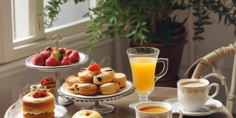 A narrow street lined with old buildings, showcasing aged facades with peeling paint. Dark green shutters are closed on the windows, adding to the vintage feel. A storefront adorned with various teapots and mugs hanging above a sign reading 'Salon de Thé' suggests a quaint tea shop. The overall architecture is rustic and seemingly untouched by modern renovations.