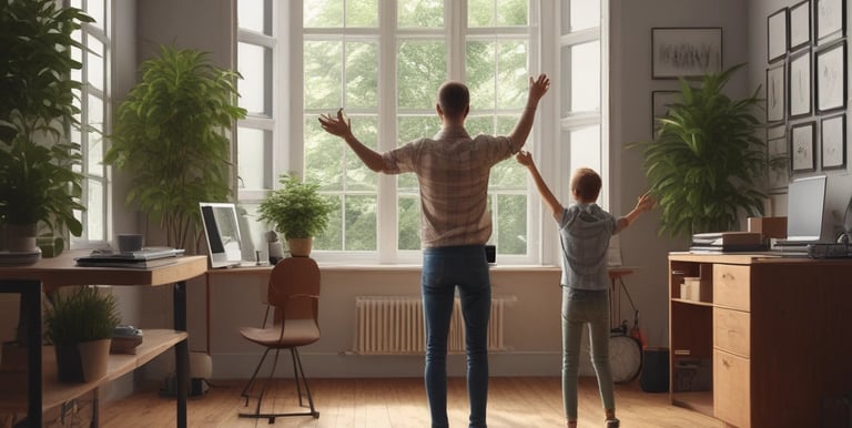 woman in black and white floral dress lying on gray couch