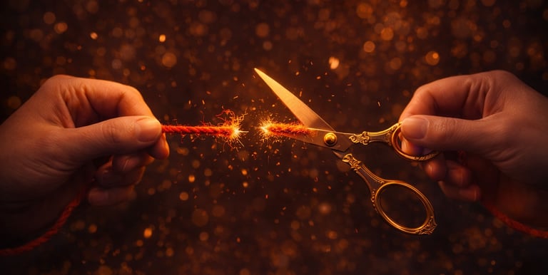 Manos sosteniendo miel con luz cálida, símbolo de endulzamiento amoroso