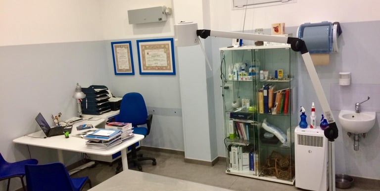 Sala visite clinica veterinaria