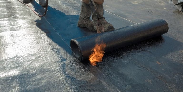 a man is standing on a flat surface of a flat surface