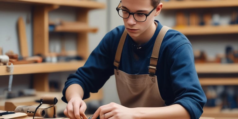A construction site shows an early stage of building, featuring numerous steel reinforcements and foundations. Workers are visible in the background, with industrial equipment such as a digger and various materials including pipes and boards scattered around. In the background, the sea and hills can be seen, indicating a coastal location.
