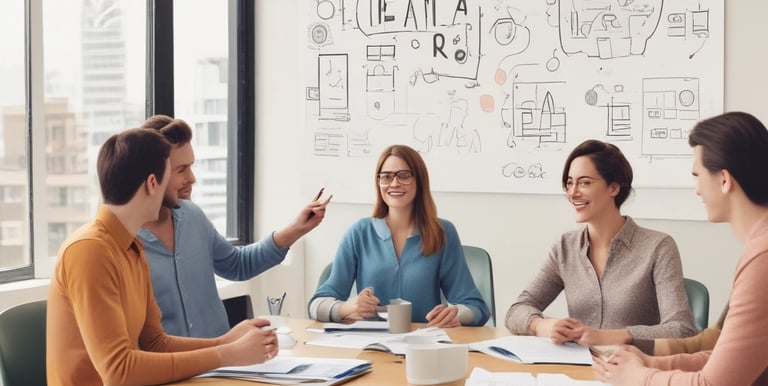 A modern AI assistant interacting with clients via a digital interface.