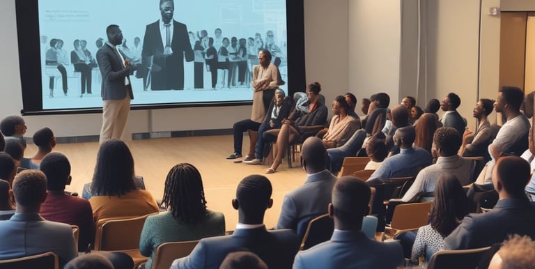 A compliance consultant reviewing documents with a client.