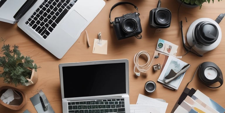 An engaging visual showcasing social media management.