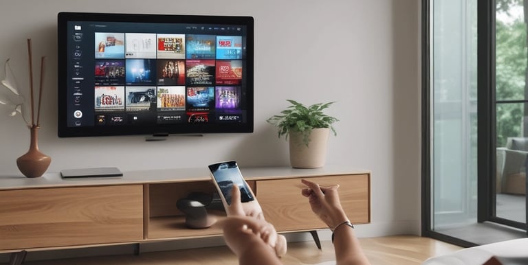 A modern smart home showcasing automated technology.