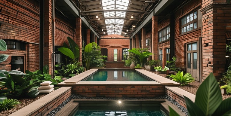 Open space, atmosfera d’ispirazione e ambienti in stile industriale