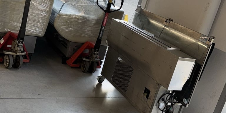 Logistique des vitrines réfrigérées
