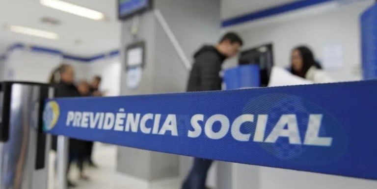 Imagem de uma agenciada da Previdência Social