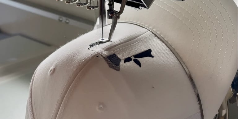 Casquette en cours de conception