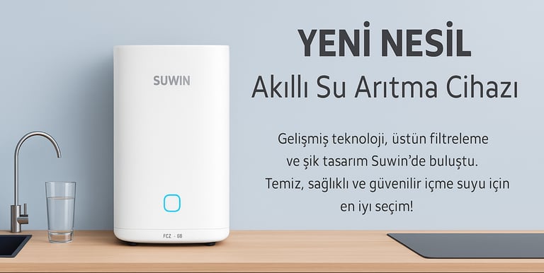İzmir Ayrancılar bölgesinde yüksek performans, modern tasarım ve uzun ömürlülük sunan su arıtma ciha
