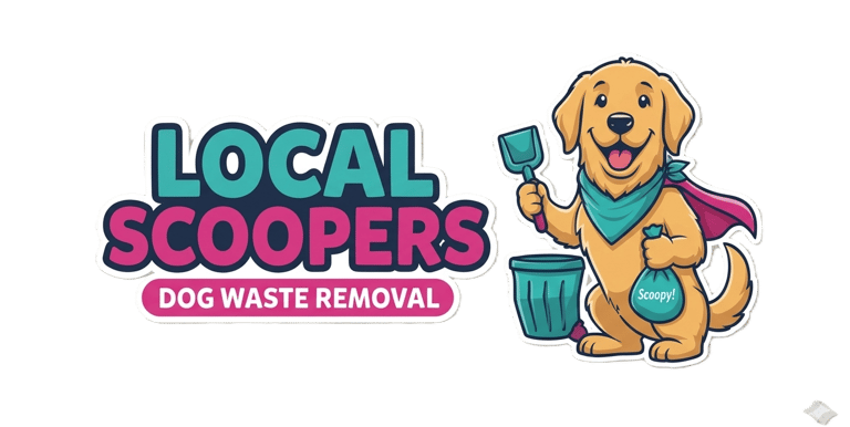 Local Scoopers Dog Waste Removal Logo | Upstate SC