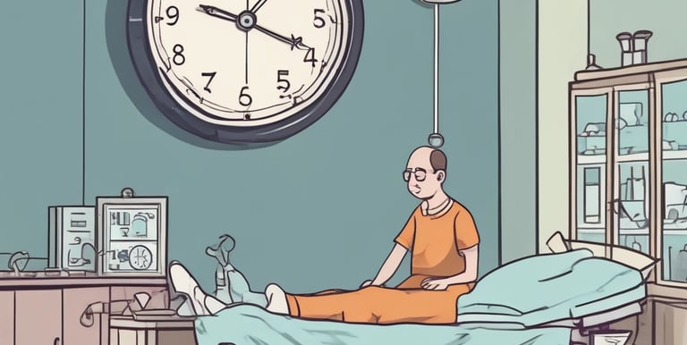 A caring surgeon preparing for a carpal tunnel procedure in a bright, modern clinic room.