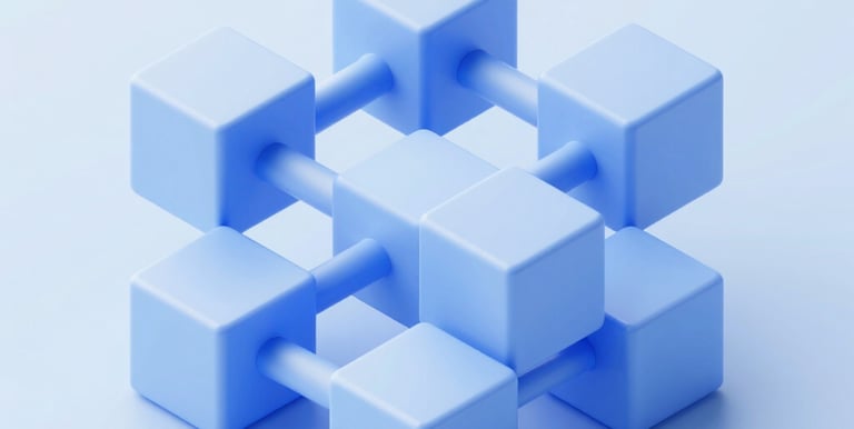 Modern office workspace with a laptop displaying AI data analytics dashboard.