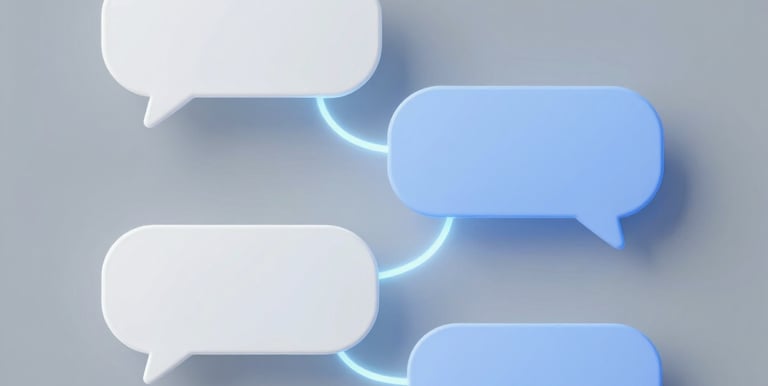 Close-up of hands interacting with a futuristic AI interface on a transparent screen.