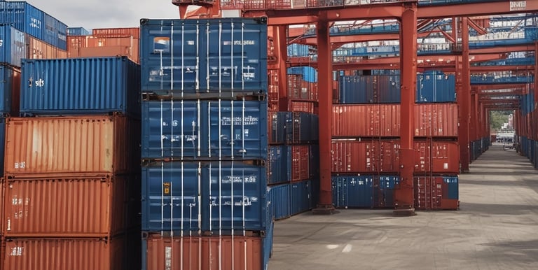 A professional team discussing import-export strategies.