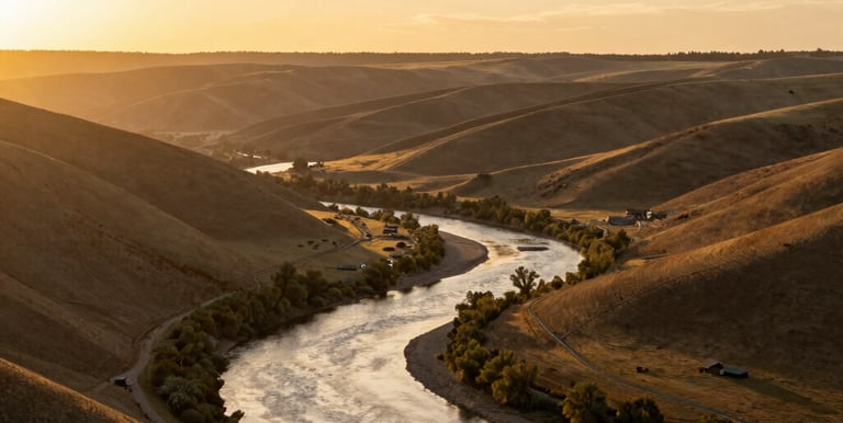 A calm therapy room with soft blue and beige tones, inviting comfort and trust.