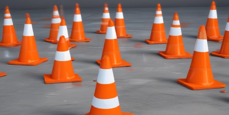 A drone flying over a peaceful countryside landscape during golden hour.