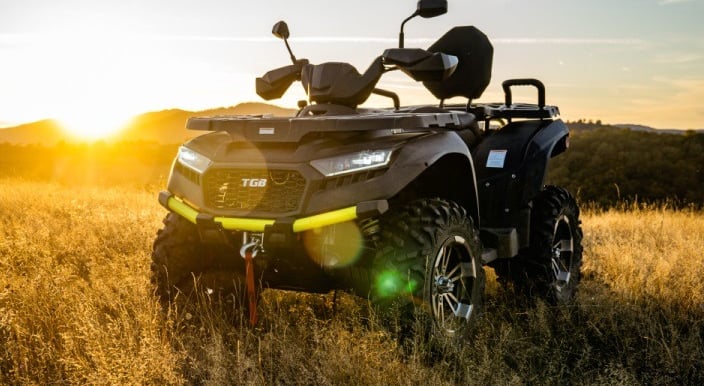 Powerful quad available for rental on the island of Rab.