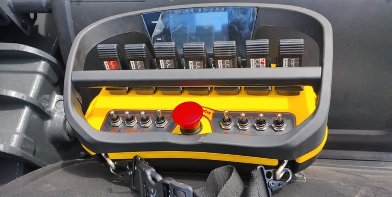 Controle remoto do munck