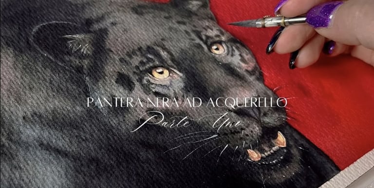 black panther, pantera nera video tutorial