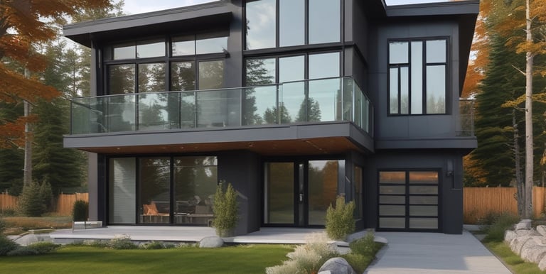 A freshly renovated modern kitchen glowing with natural light and sleek finishes.