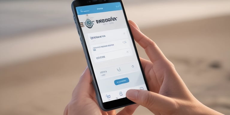 Graphic showing a hand clicking a button to copy a promo code on a smartphone screen.
