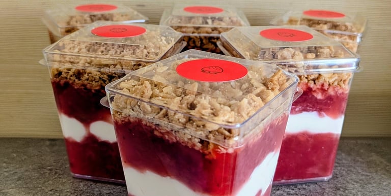 strawberry cheesecake parfait