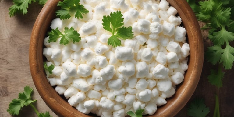 Close-up of creamy paneer cubes stacked neatly on a rustic wooden board.