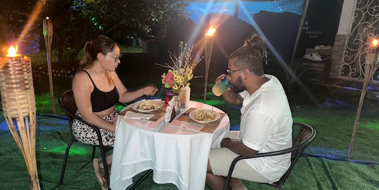 cena romantica Isla Fuerte