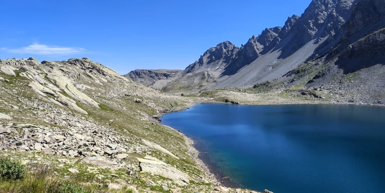 Lac du Viso, versant italien