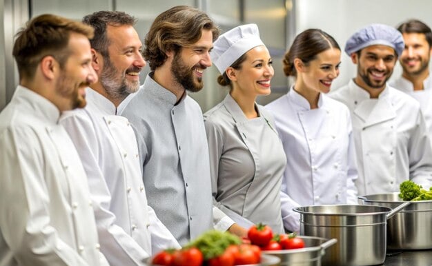 Ropa laboral para hostelería y alimentación diseñada para ofrecer comodidad, higiene y resistencia