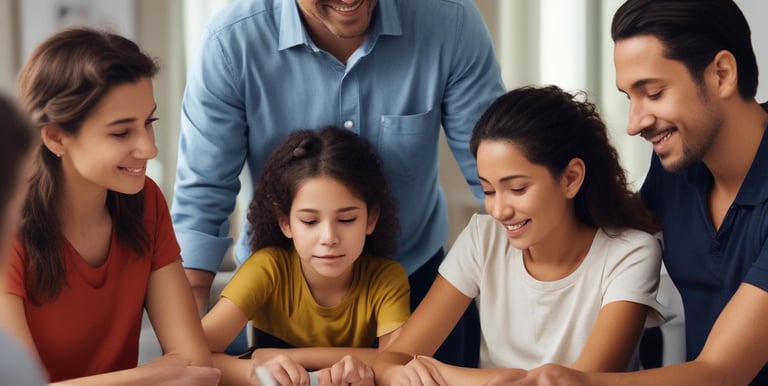 family gathering to discuss plans
