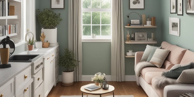 Interior view of a home with functioning security systems.