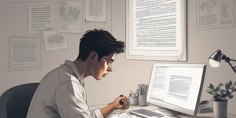 a man sitting at a desk with a laptop and a laptop