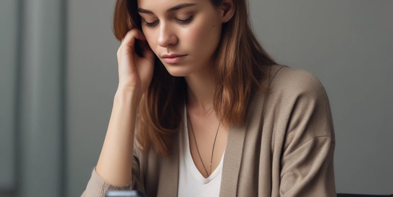 A vintage typewriter holds a sheet of paper with the words 'WELLNESS TECH' typed in large, bold letters. The typewriter is in a shade of olive green, with a focus on the metal and mechanical components. The paper is placed neatly in the roller, ready for typing more text.