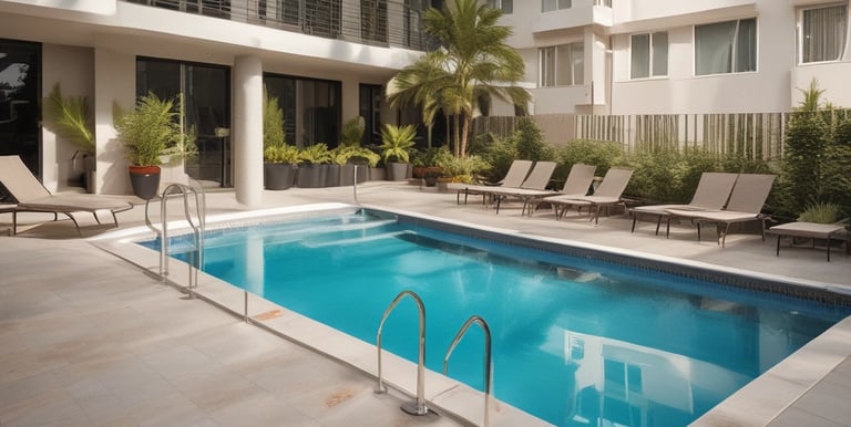 a man riding a skateboard down the side of a ramp
