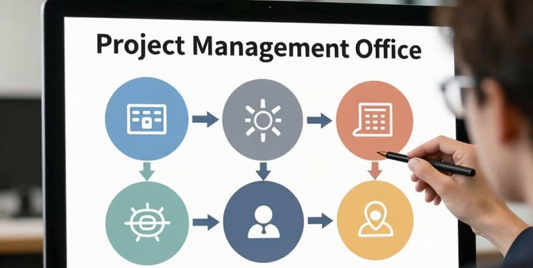 An instructor guiding a virtual class through a detailed certification process.