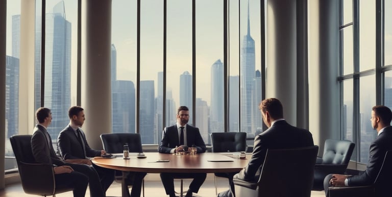 A vibrant marketplace showcasing various products and services in a bustling environment.