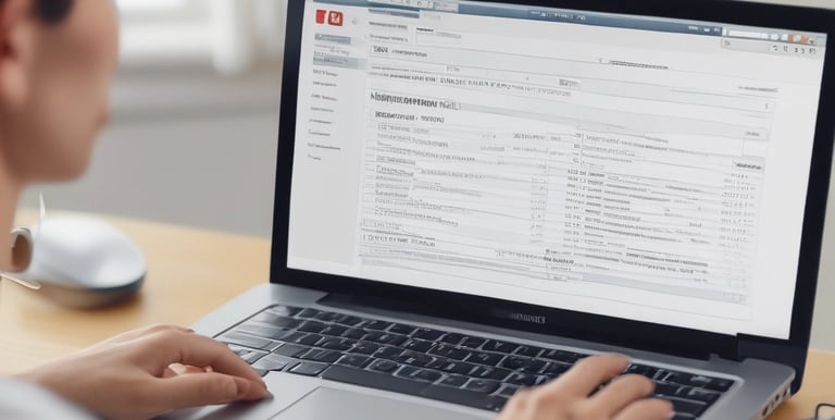 A person wearing safety glasses and gloves operates a scientific instrument, possibly in a laboratory setting. They hold a small vial near a device labeled 'Applied Nanofluorescence' while a computer monitor shows data graphs and charts in the background.